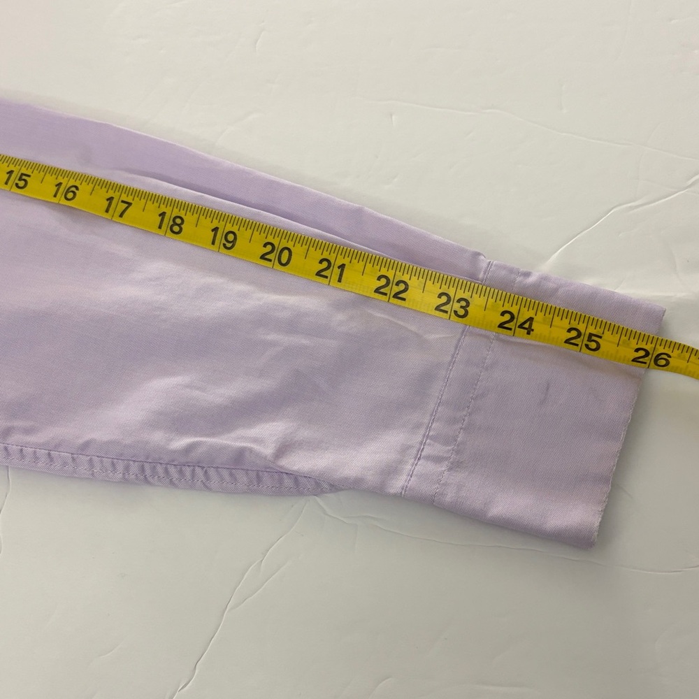 Authentic Prada 2018 Lavender Purple Long Sleeve Nylon Cotton Shirt 39 15.5 $298 - Picture 10 of 13